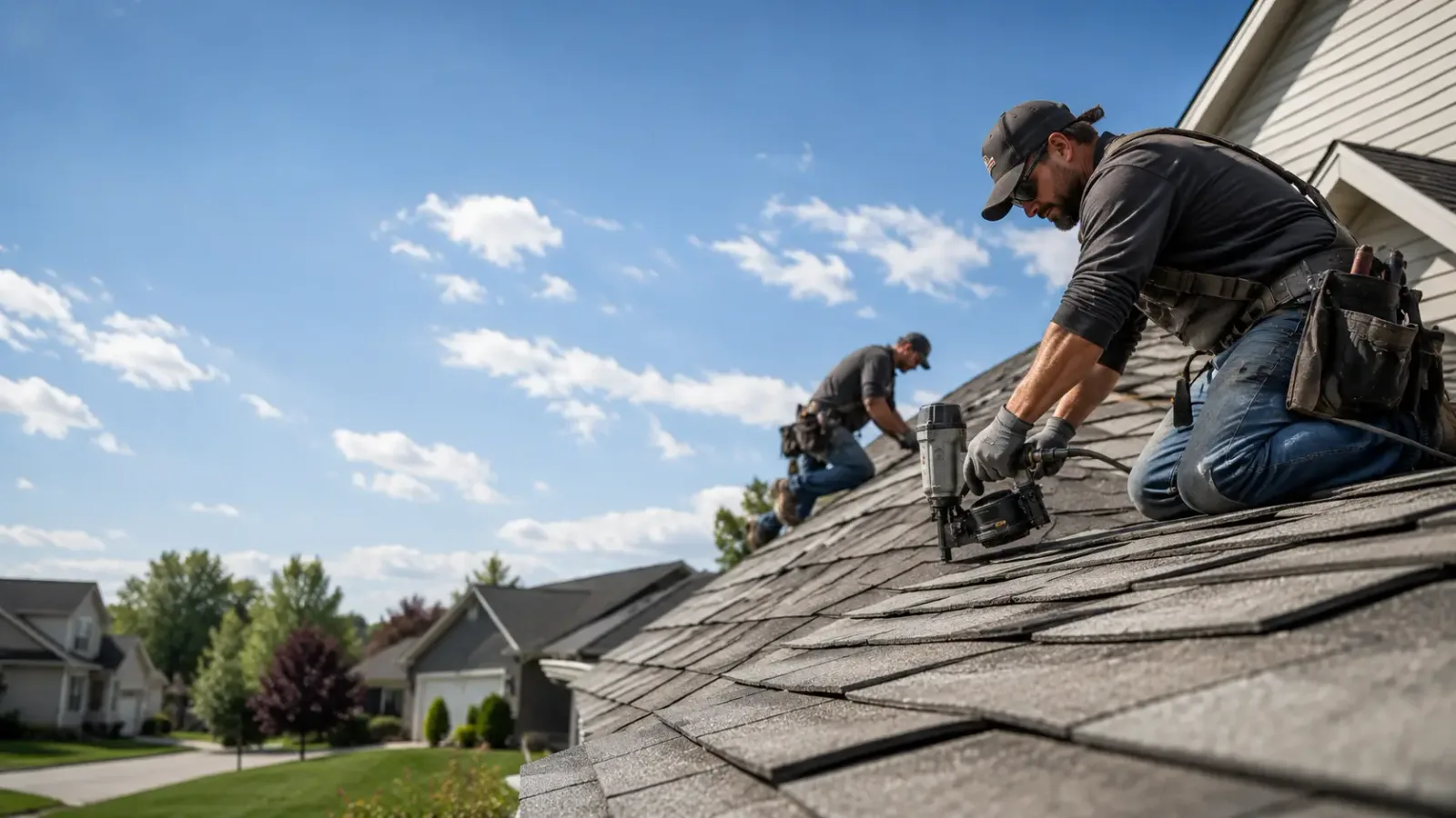 Storm Damage Roof Repair in Brighton, IL near me